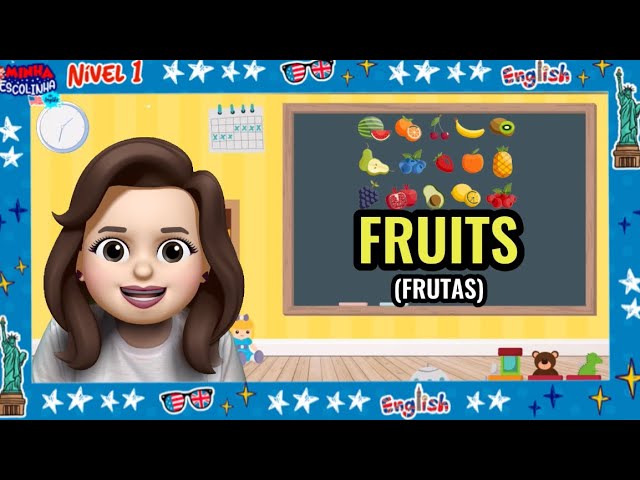 Fruits - Orange - Inglês para crianças