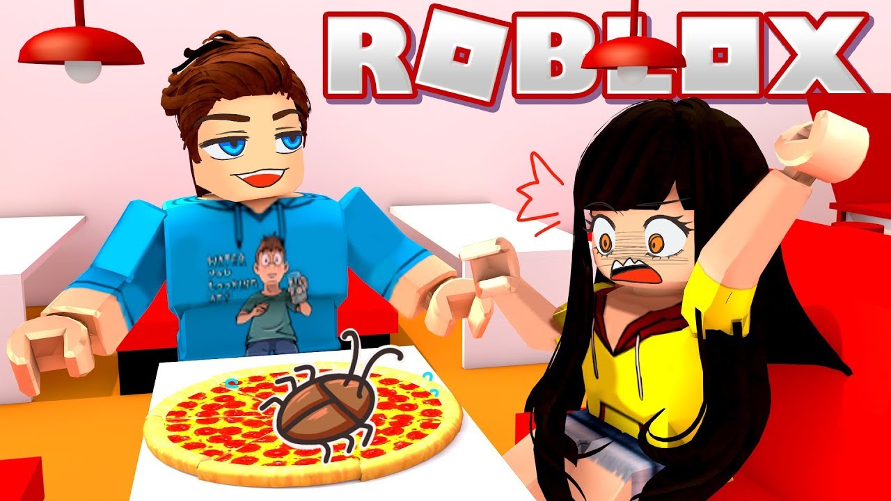 He Tried To Feed Me Bugs On My Pizza Roblox Youtube - bug lego t roblox