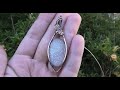 Part 1 of 6 Different Ways: Wire Wrapped Cabochon Pendant Tutorial Little Copper Beads