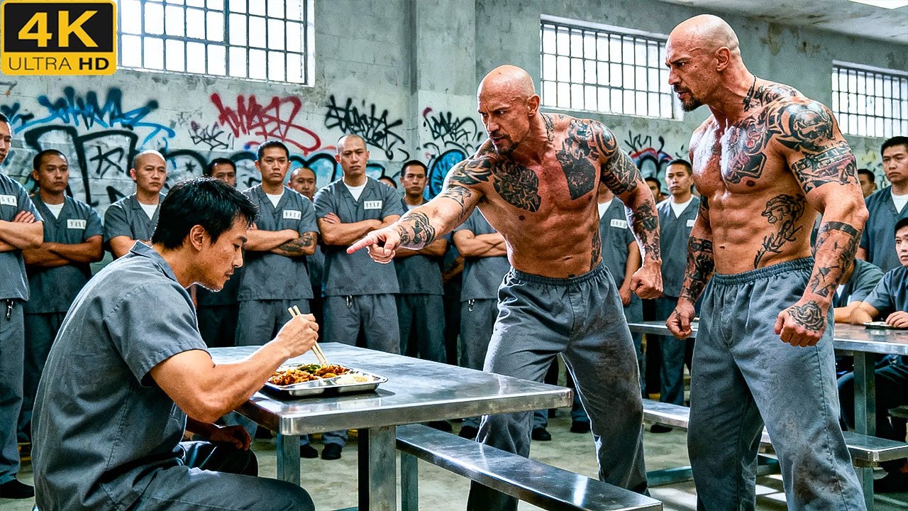 【爆燃動作電影】獄中惡霸羞辱新囚,結果他是特戰之王!一夜翻盤掌控全監獄!#movie #chinesedrama #动作 #mma