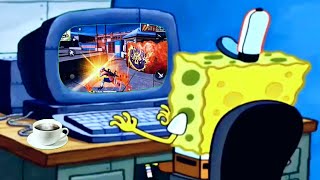Spongebob Play Free Fire Using Song 24kGoldn Mood ❤️ (Mode Ruok FF) Spongebob Play FF