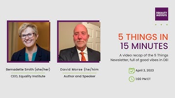 5 Things In 15 Minutes / Diversity Stand-Up