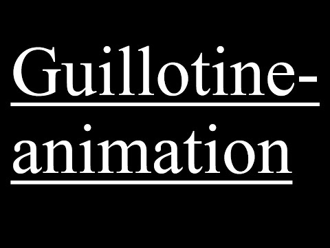 Guillotine - Animation - Original (Collab with Vlad T.)
