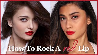 How To Rock A Red Lip like Aishwarya Rai | Sush Dazzles