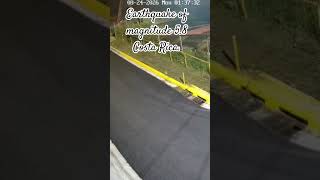 #Earthquake 5.8 #Terremoto #CostaRica #video #shorts