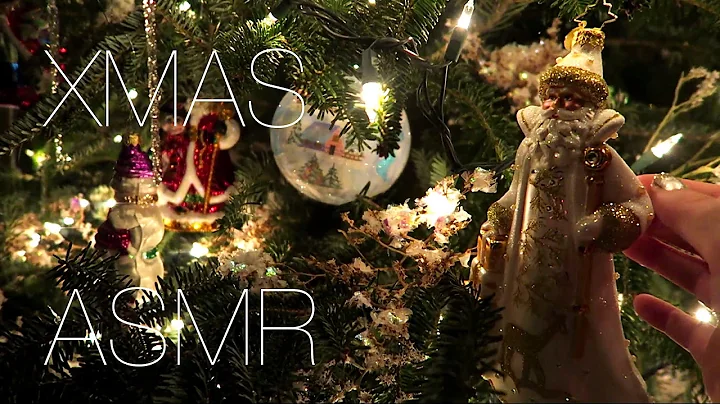 White Light Christmas Tree Ornaments, Soft-Spoken ASMR with Tapping