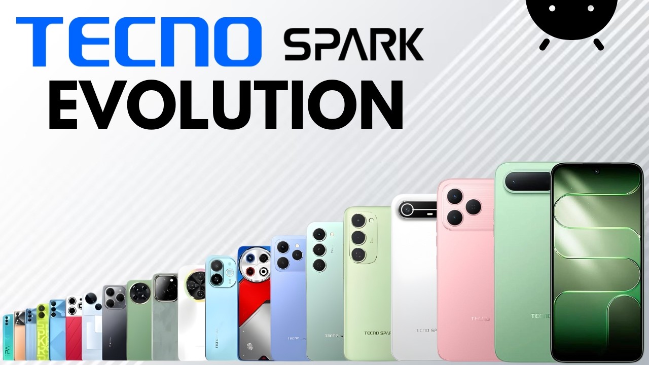 Evolution of Tecno spark | History of Tecno Spark 1 To Techno Spark 50 ...