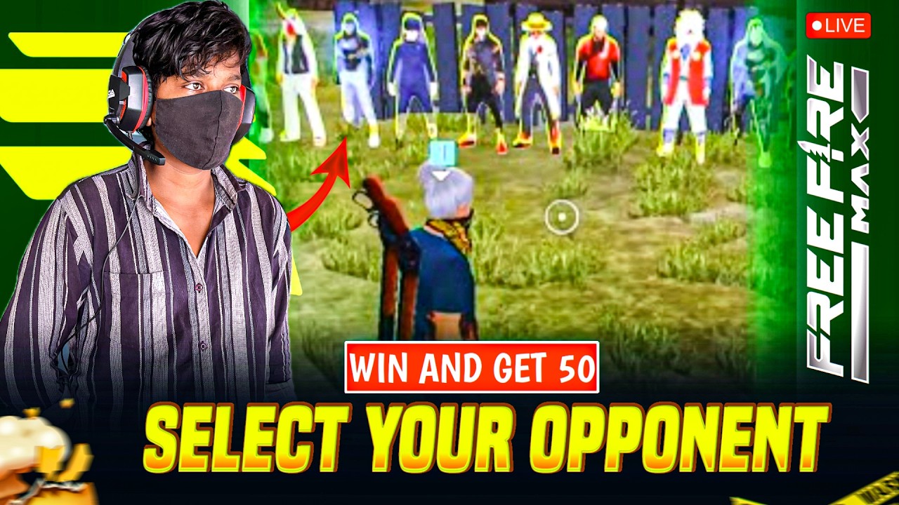 FREEFIRE LIVE IN TELUGU FACE CAM STREAM|| FREESTYLE 1VS1 GIVEAWAY MATCHES SELECT YOUR OPPONENT 