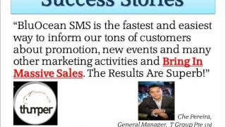 SMS Singapore / Bulk SMS Blast/ Mobile Marketing through BluOcean SMS Marketing Software screenshot 4