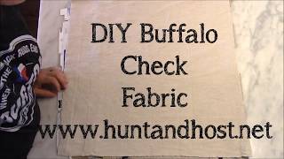 DIY Buffalo Check Fabric