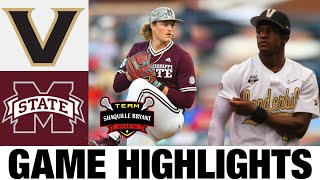 #11 Vanderbilt vs Mississippi State Highlights G3 | NCAA Baseball Highlights | 2024 College Baseball