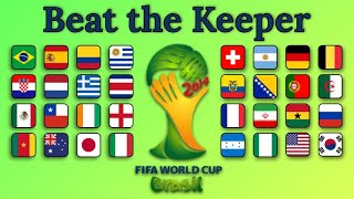 World Cup Brazil 2014 - Beat the Keeper | Marble Race