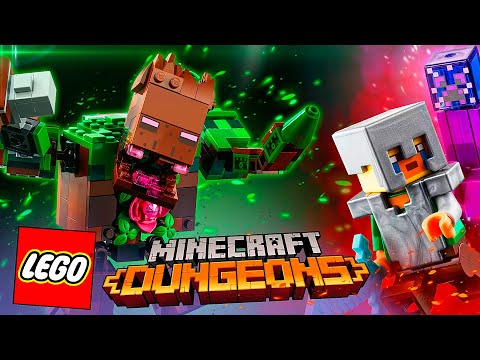 Видео: LEGO МАЙНКРАФТ DUNGEONS - МЕРЗОСТЬ ИЗ ДЖУНГЛЕЙ