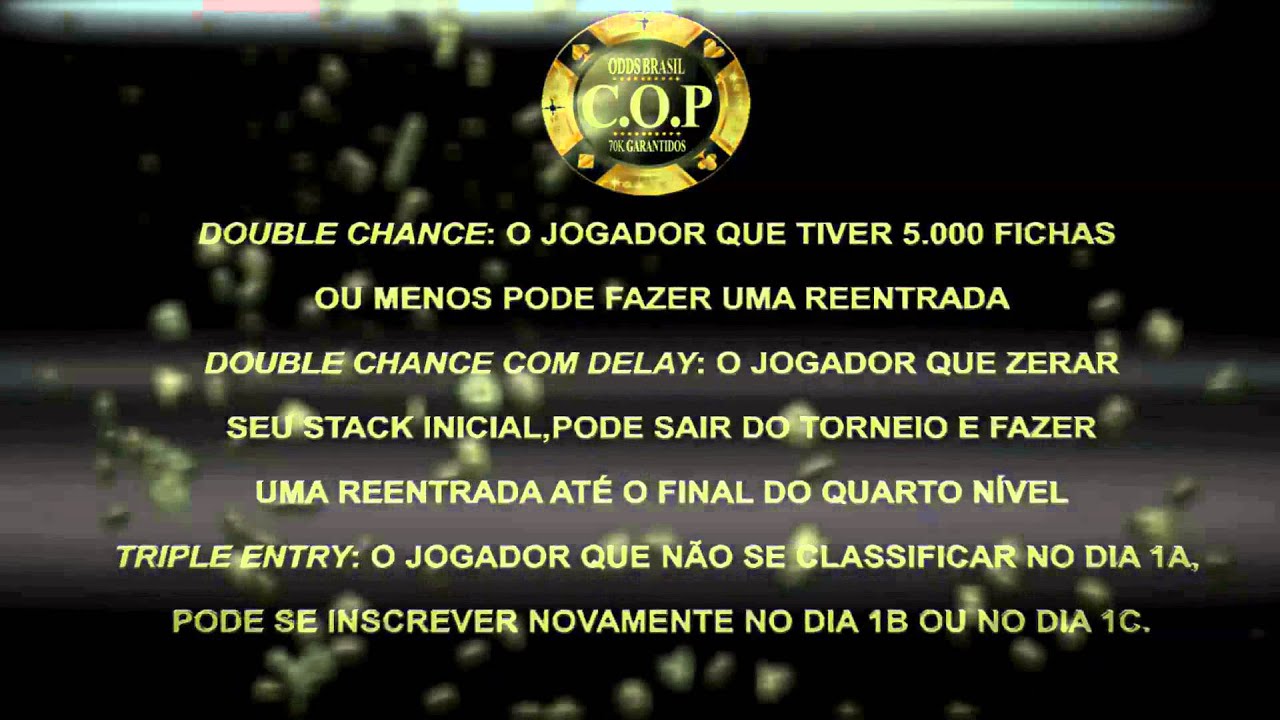 COP 70K -- 17/06 a 21/06 -- Circuito Odds de Poker 2013
