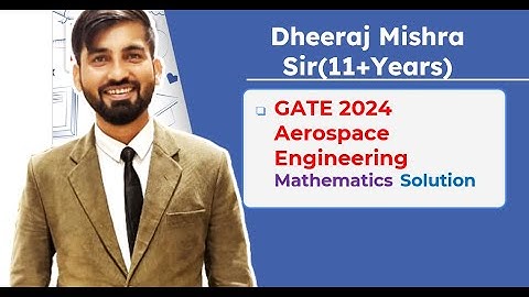 System of linear Equation AX=0 | GATE 2024 AE Solution | Free Variable | Dheeraj Mishra |