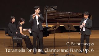 [최효석플루트독주회] C. Saint-saens - Tarantella for Flute, Clarinet and Piano, Op. 6