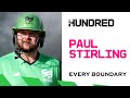 Power-hitting masterclass! | Every Paul Stirling boundary at The Hundred