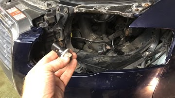 removing G65 air conditioning pressure sensor “WITHOUT” taking off bumper (audi a4 5K0959126)