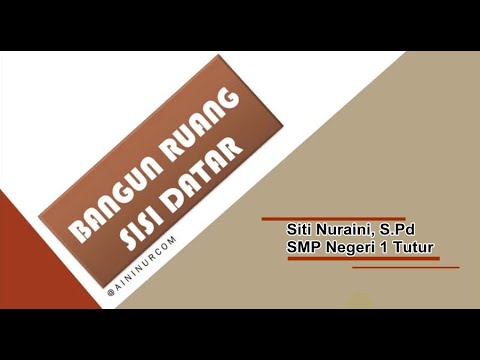 Bangun Ruang Sisi Datar Kelas VIII SMP - YouTube