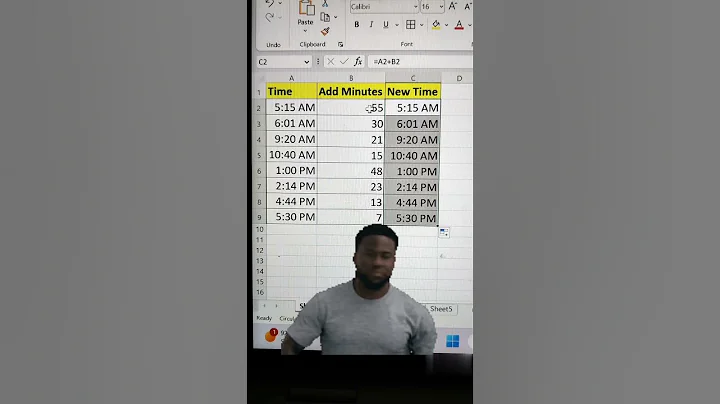 Excel Trick ‼️ Add Minutes In Time😎 | Best Excel Tips And Tricks✌️ #howto #excel #exceltips #msexcel