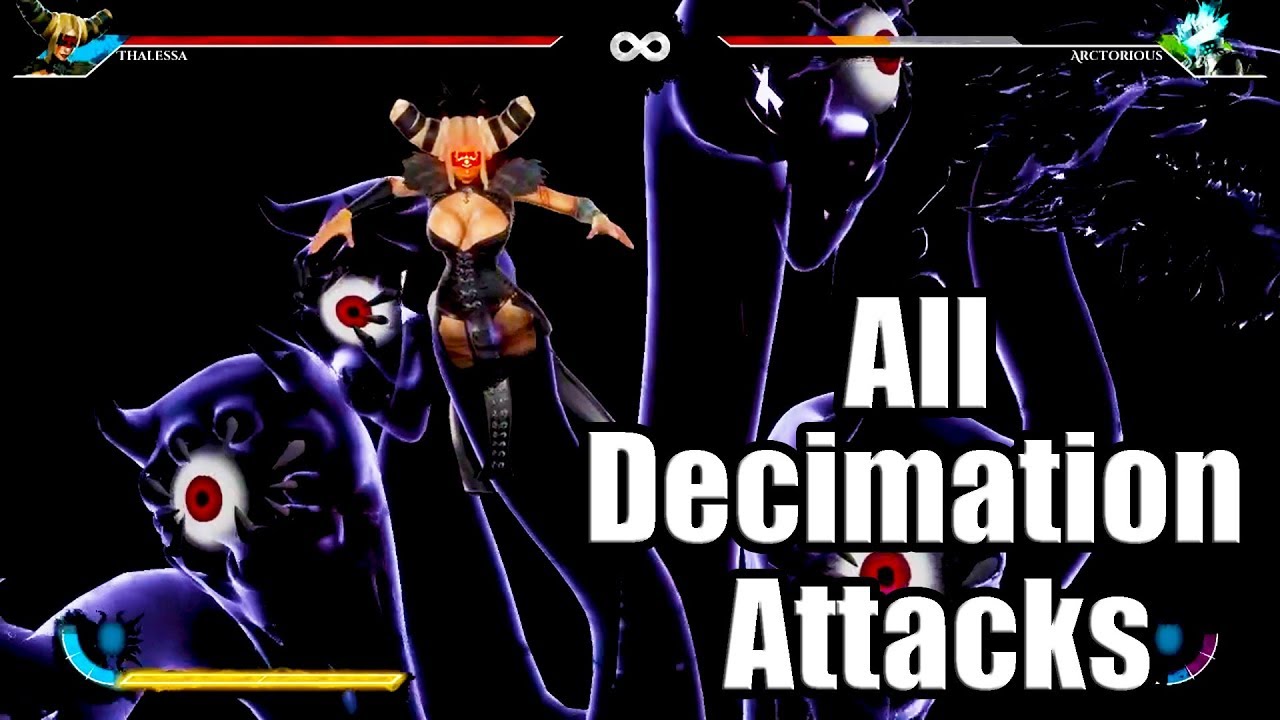 omen of sorrow  2022 New  OMEN OF SORROW - All Decimation Attacks (Ultimate Attacks) Showcase | All Characters