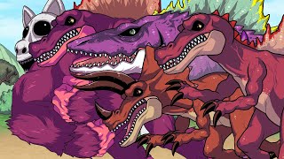 Jurassic World Dinosaur Spinosaurus hybrid Comparison Animation