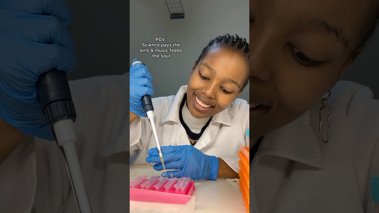 Best of both worlds 💕🧑🏾‍🔬✨🎶