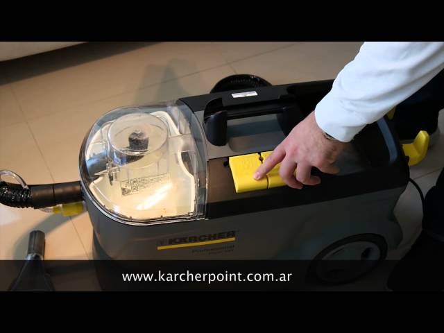 LIMPIAR Sofá con Inyeccion y Extraccion Karcher Puzzi upholstery cleaner 