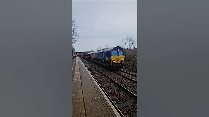 Class 66 Freight: 66005 on 6V92 #train