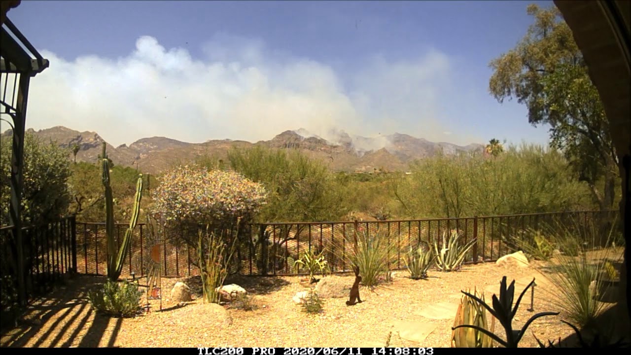 Bighorn Fire, Tucson. Time-lapse