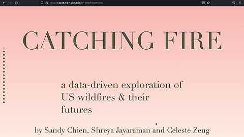 CSE442 Final Project: Catching Fire