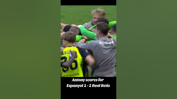 Espanyol 1 - 2 Real Betis