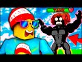 Симулятор КАЧКА в Роблокс! Подписчик Помог Мне НАКАЧАТЬСЯ! Strongman Simulator ROBLOX