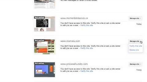 Using webmaster tools to site verify on Google