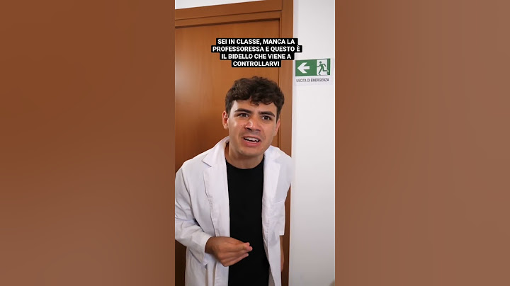 Quando manca la PROFESSORESSA e arriva questo BIDELLO a controllarvi - Gabriele Vagnato