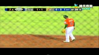 中職23年 20120317兄弟象VS統一獅 三上 周廣勝 NicePLAY