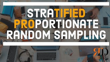 Stratified Proportionate Random Sampling Using Microsoft Excel