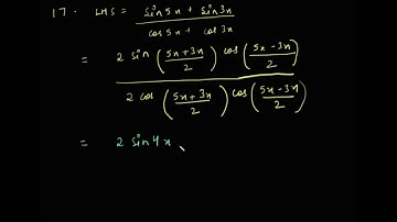 Trig. Functions, Exercise 3.3 Part B, Class XI NCERT, Solutions - Muaz Siddiqui, IIT Kharagpur