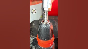A Simple Wrench Socket Becomes a Drill Nut Driver #tools