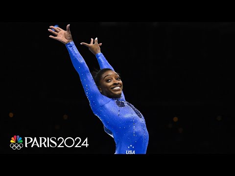 Simone Biles wins 6th all-around title at worlds to become most