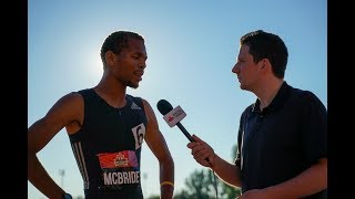 Brandon McBride solos a blistering 1:45 800m to win Canadian championship