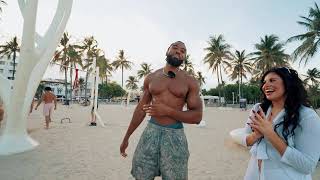 How Girls React To A Jacked British Guy On Miami Beach