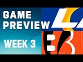 Los Angeles Rams vs. Cincinnati Bengals | 2023 Week 3 Game Preview