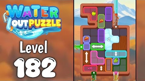Water Out Puzzle Level 182 Walkthrough
