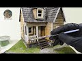 Autunno DIORAMA Scala 1/35 - TUTORIAL - Realizzare una casa utilizzando legno di balsa