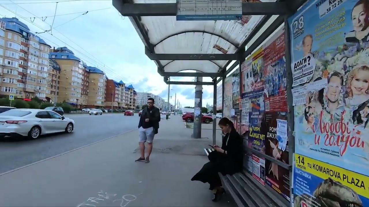 ОМСК | Лермонтова, Декабристов, 10 лет Октября (10 августа, 2023)