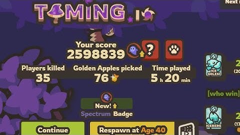 Taming io - Road to Spectrum Badge!! 2.5 Million High Score !!!!!!