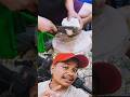 Amazing Skill! Street Vendor Peels a Coconut Without Even Looking! 🥥✨ #shorts