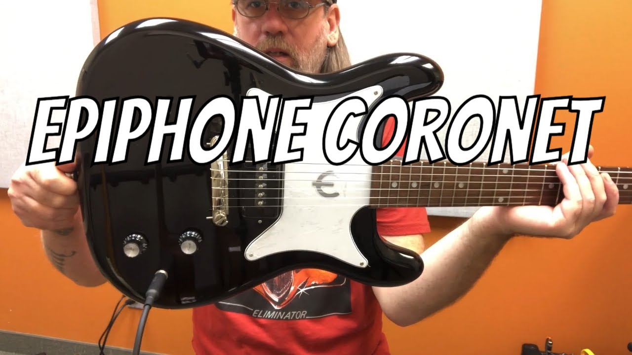 Epiphone Coronet - Ebony Demo - YouTube