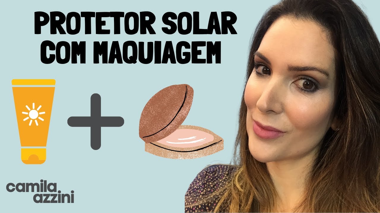 Como reaplicar o protetor solar por cima da maquiagem?